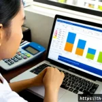 지방재정전문가 시험 대비 공부법 - Photorealistic Thai university student preparing for a local public finance professional examination...